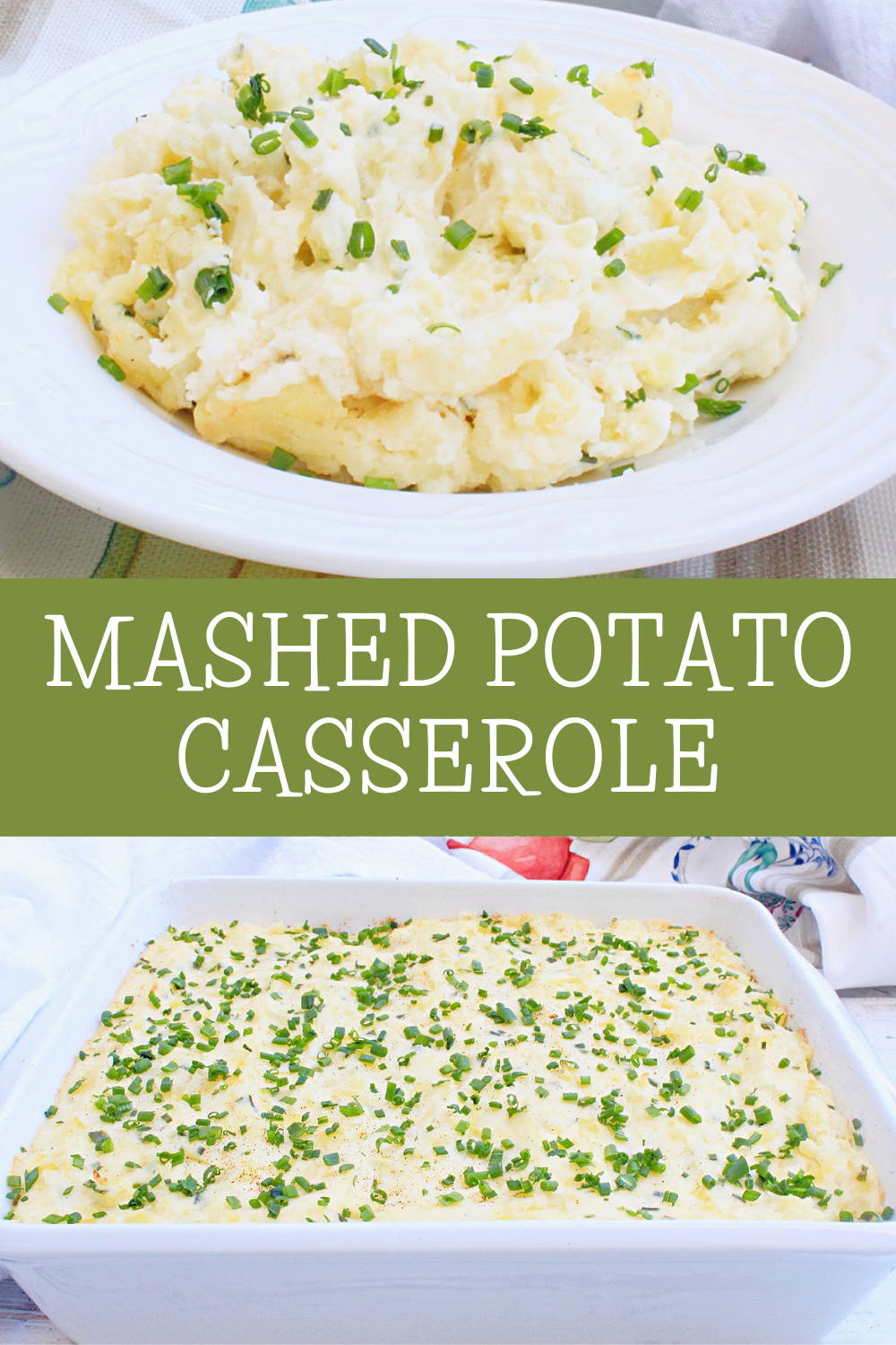 Mashed Potato Casserole ~ A hearty and rustic potato casserole inspired by traditional Irish flavors! Perfect for St. Patrick's Day! via @thiswifecooks
