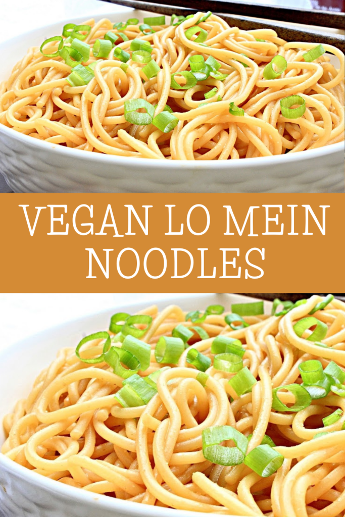 Lo Mein Noodles ~ Homemade lo mein is a budget-friendly kid favorite that's easy to make with just 6 simple ingredients!