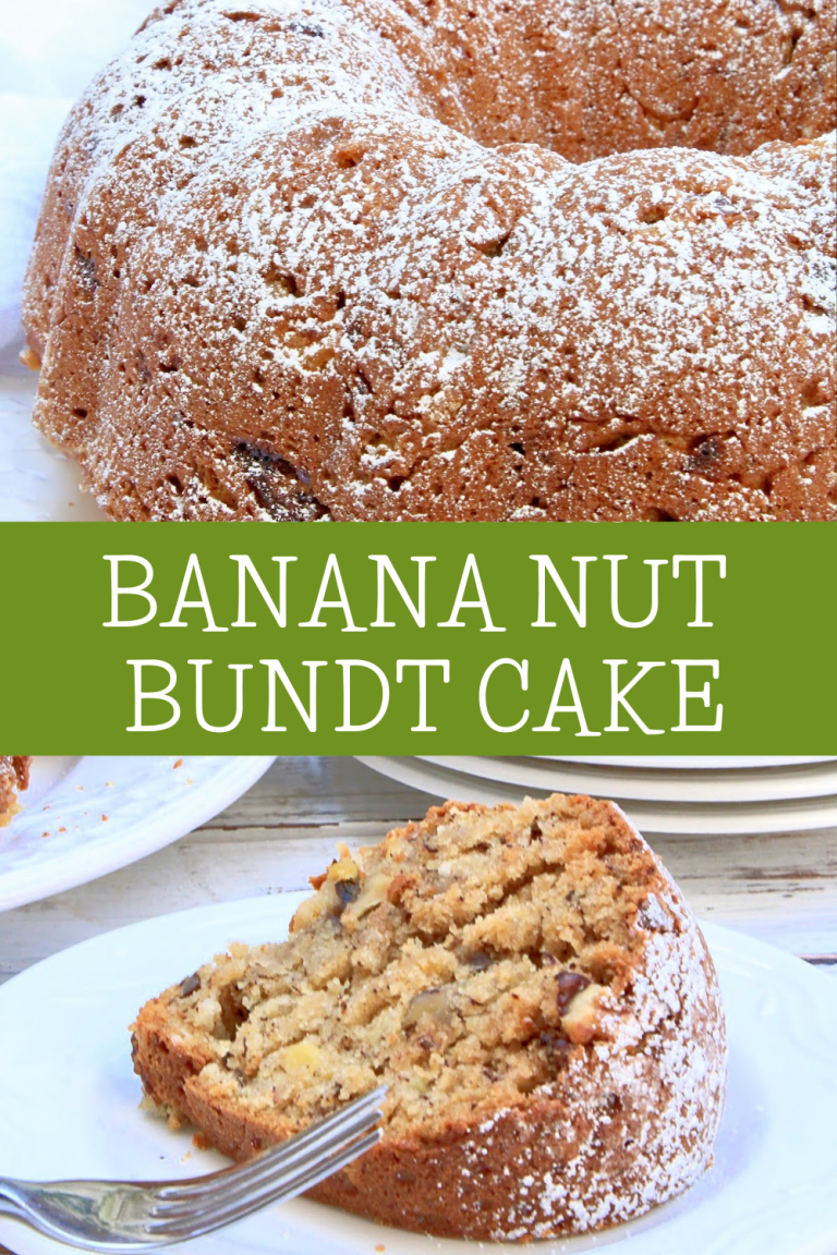 Banana Nut Bundt Cake ~ Vegan Recipe ~ This Wife Cooks™