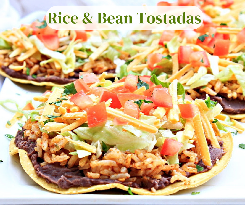 Rice and Bean Tostadas ~ This Wife Cooks