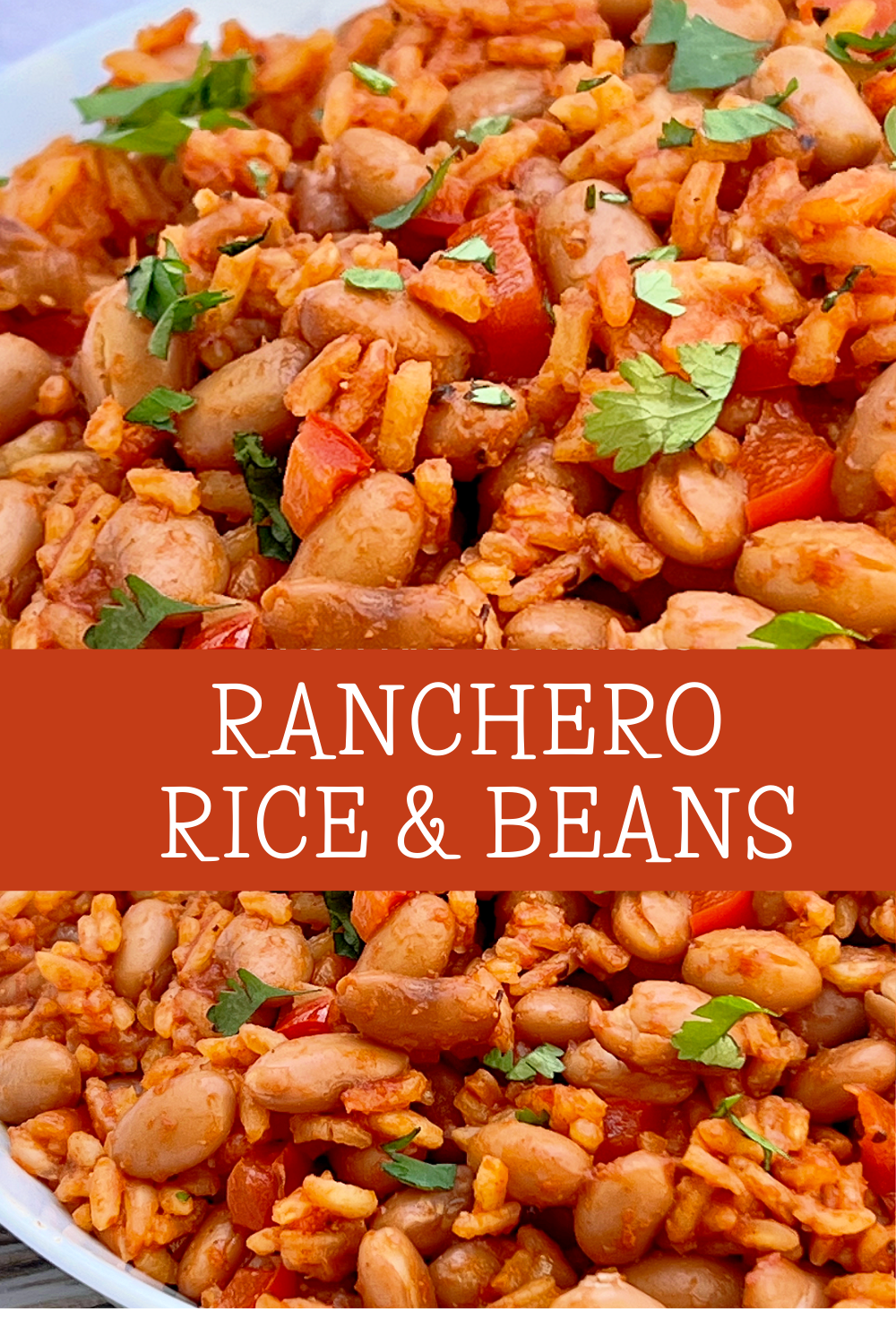 Ranchero Rice and Beans ~ Authentic South of the border flavor in an easy-to-make one-pot dinner!  via @thiswifecooks