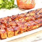 Grilled BBQ Tofu ~ Easy and flavorful, grilled tofu is a must-have plant-based addition to all your summertime cookouts!