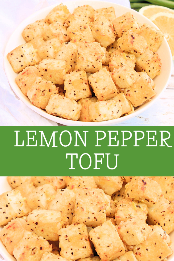 Lemon Pepper Tofu ~ A quick and easy skillet dinner made with fresh lemon zest and simple seasonings. Ready to serve in 20 minutes or less!