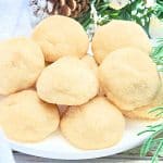 Sugared Shortbread Cookies ~ Soft and buttery with just a touch of sweetness. Pairs perfectly with a hot cup of coffee or tea!