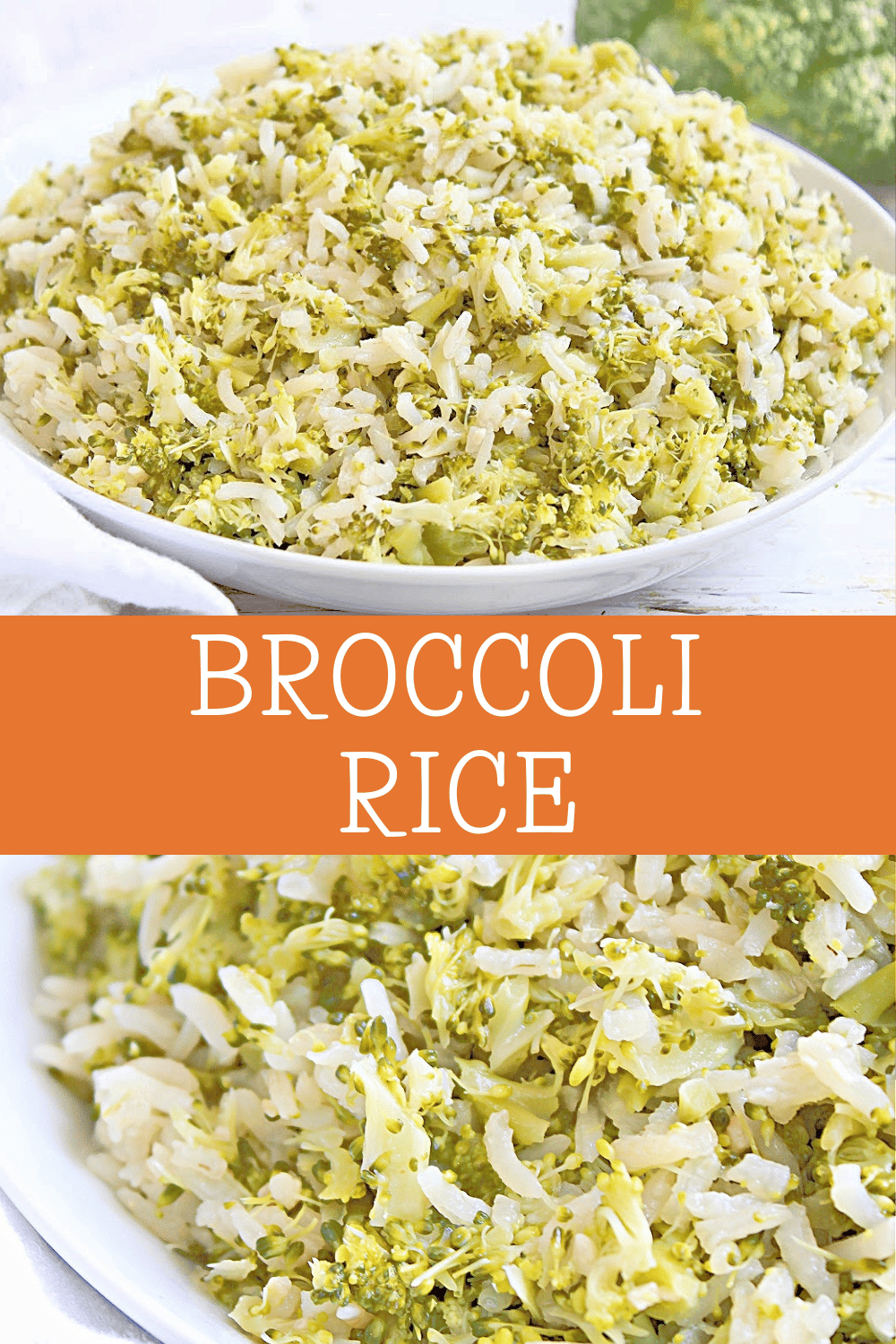 Broccoli Rice ~ Sauteed fresh broccoli with long grain white rice is easy to make and on the table in 30 minutes or less!  via @thiswifecooks