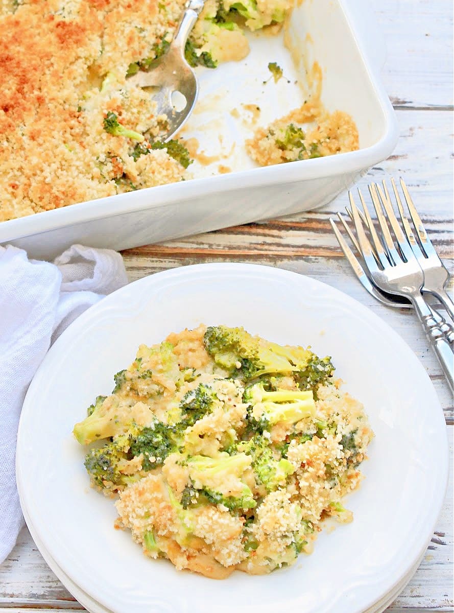 Broccoli Gratin ~ Vegan Recipe ~ This Wife Cooks™