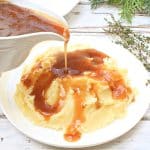 Brown Gravy ~ This homemade vegan brown gravy is hearty and rich with savory flavor. Ready to serve in 10 minutes!
