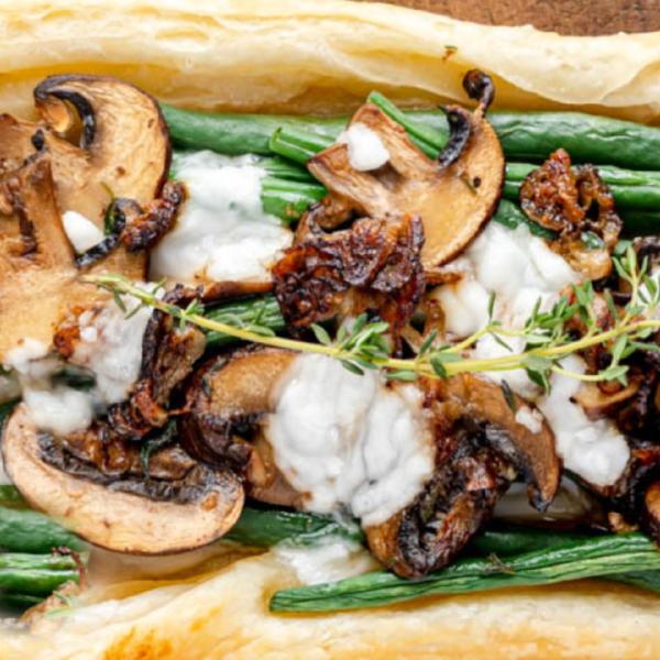 Green Bean Mushroom Tart - This Wife Cooks™