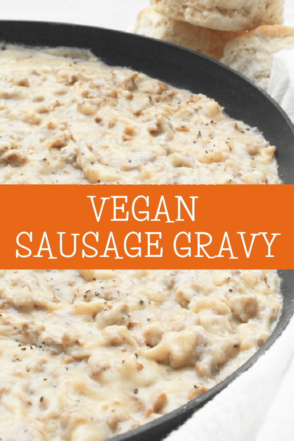 Vegan Sausage Gravy ~ Southern-style sausage gravy made with all plant-based ingredients! Ready to serve in minutes! via @thiswifecooks