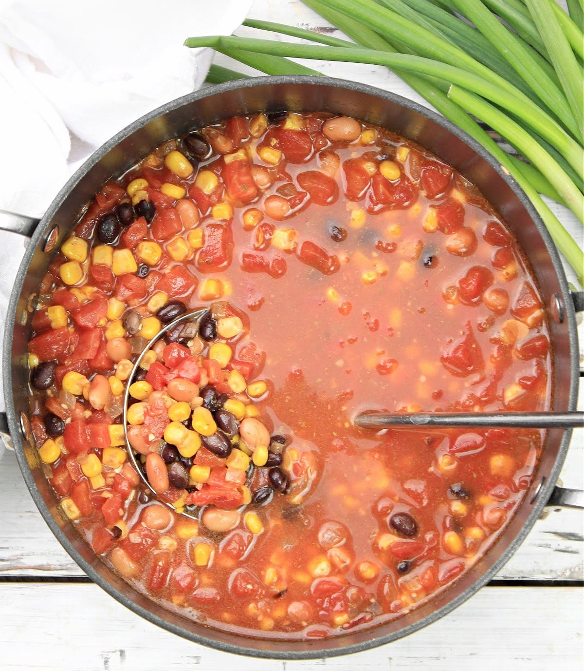 Taco Soup ~ Vegan Recipe ~ This Wife Cooks™