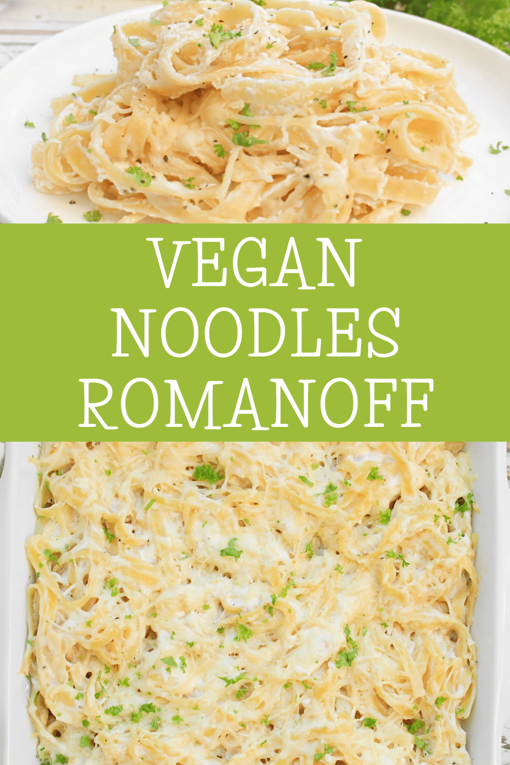 Noodles Romanoff ~ This modern spin on an old-school classic is rich, creamy, and ready to serve in about 35 minutes! via @thiswifecooks
