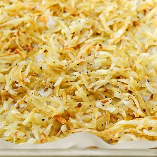 Frozen Hashbrowns in Oven - Oven Hash Browns on Sheet Pan