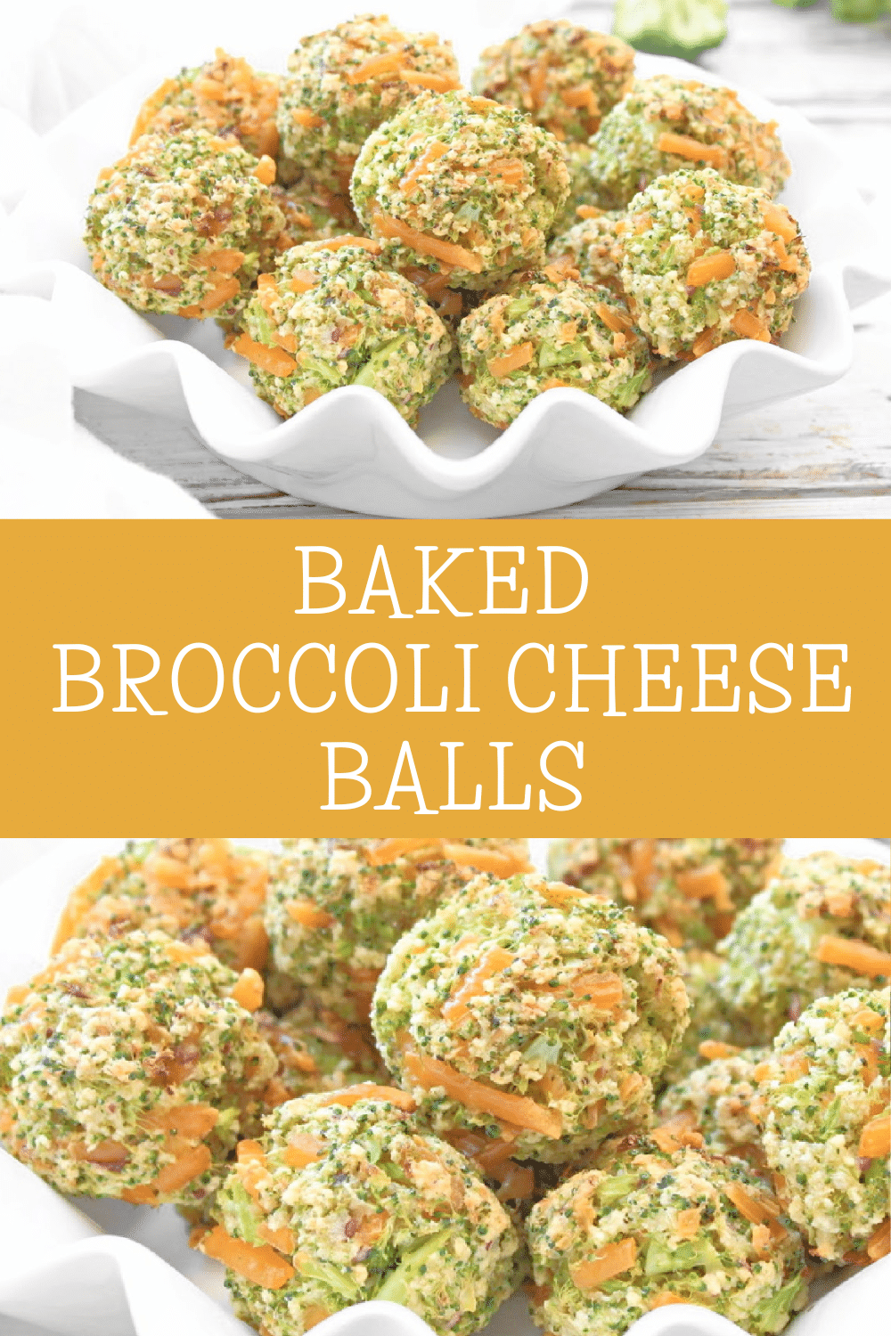 Baked Broccoli Cheese Bites ~The classic flavors of broccoli and cheddar rolled into perfectly portioned bites. Vegan recipe. via @thiswifecooks