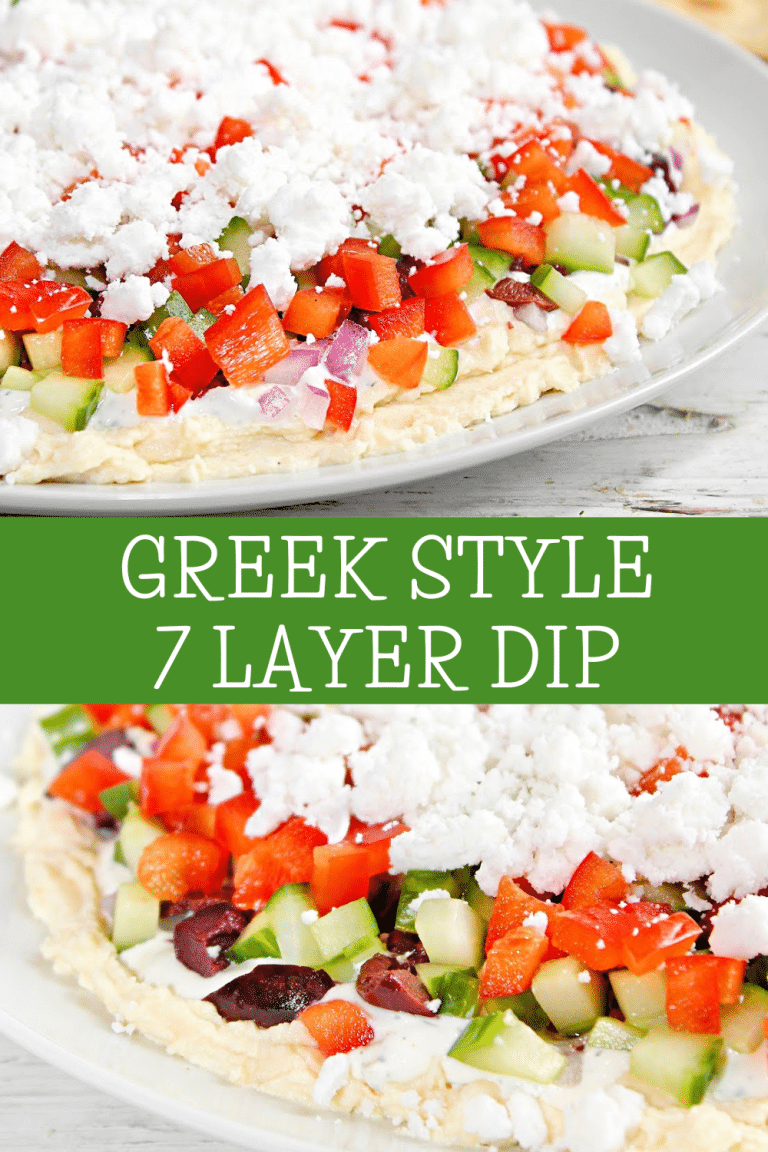 Greek Layer Dip ~ Vegan Recipe ~ This Wife Cooks™