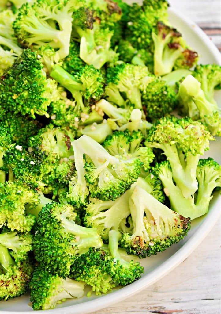 Skillet Broccoli with Garlic ~ A quick and easy method for vibrant and flavorful pan-fried broccoli that yields perfectly crisp-tender results in just 10 minutes!