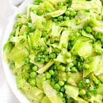 Cabbage and Peas ~ A few simple ingredients and quick cooking time make this easy side dish perfect for weekday dinners!
