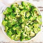 Skillet Broccoli with Garlic ~ A quick and easy method for vibrant and flavorful pan-fried broccoli that yields perfectly crisp-tender results in just 10 minutes!