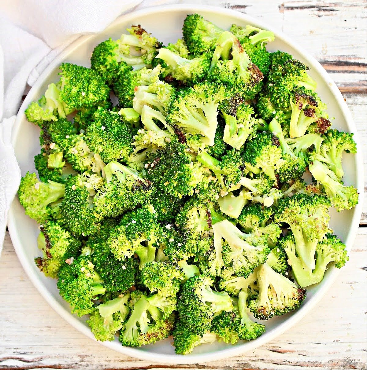 Skillet Broccoli with Garlic ~ A quick and easy method for vibrant and flavorful pan-fried broccoli that yields perfectly crisp-tender results in just 10 minutes!