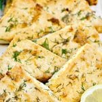 Lemon Dill Tofu ~ Extra-firm tofu coated in the bright flavors of tangy lemon and fresh dill then baked to crisp perfection!