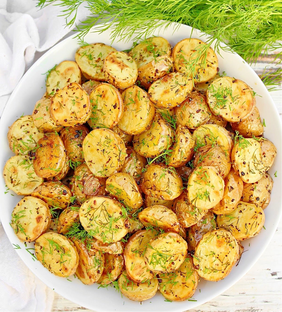 New potatoes with garlic and dill  K33 Kitchen - Delicious plant-based  vegan recipes