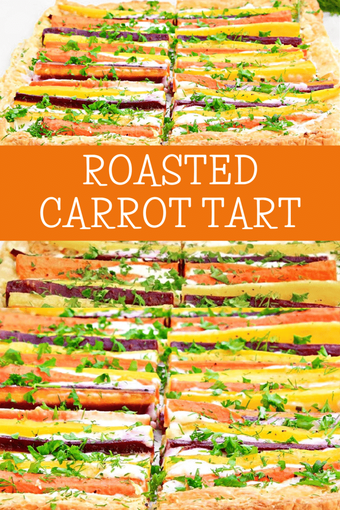 Carrot Tart ~ This crowd-pleasing tart makes a delicious and colorful addition to your Easter brunch or dinner table!
