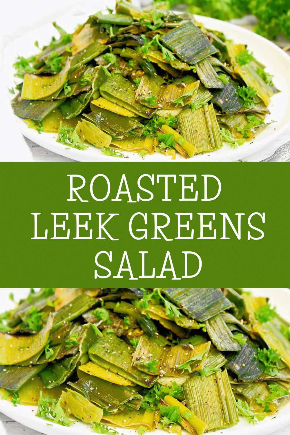 Looking for a warm and satisfying salad recipe that's packed with flavor and nutrients? This roasted leek greens salad is the perfect option! Made with caramelized leeks and a tangy 2-ingredient dressing, this salad is a delicious and healthy way to satisfy your cravings. Perfect for a cozy dinner or a light lunch, this roasted leek greens salad is a must-try recipe that you'll come back to again and again! via @thiswifecooks