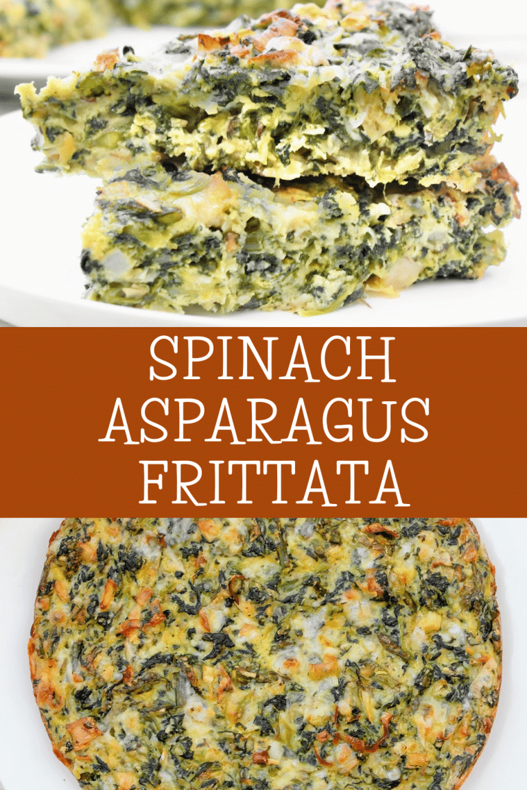 Spinach Asparagus Frittata Vegan Recipe This Wife Cooks™