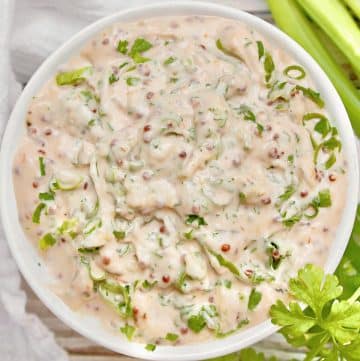 Remoulade Sauce Recipe ~ A rich and creamy, bold and zesty, Creole style sauce packed with Louisiana flavor!