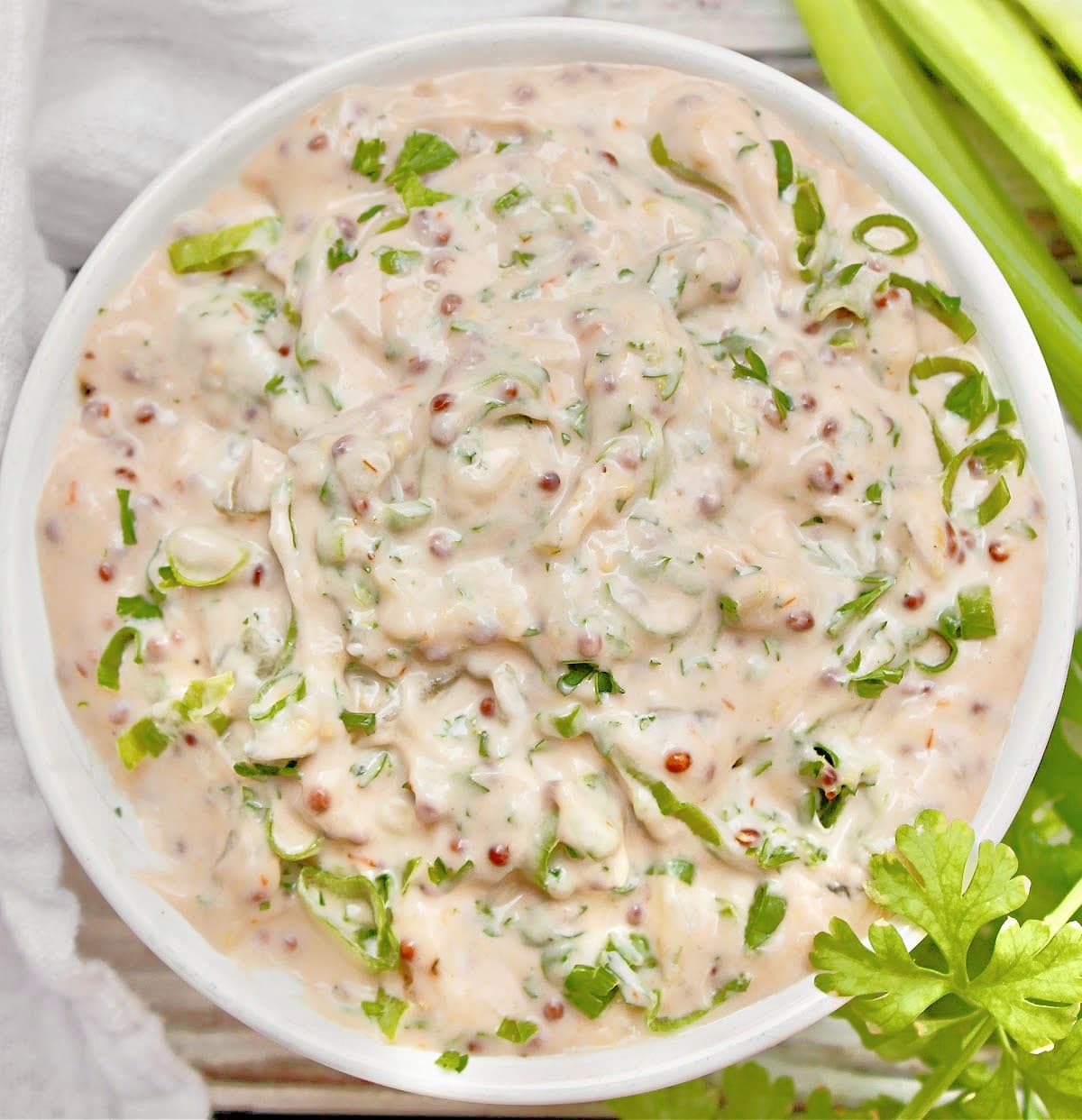 Remoulade Sauce Recipe ~ A rich and creamy, bold and zesty, Creole style sauce packed with Louisiana flavor!