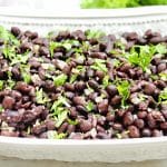 Black Beans for a Crowd ~ Perfect for Cinco de Mayo, weekly meal prep, or Taco Tuesday. Ready to serve in under 30 minutes!