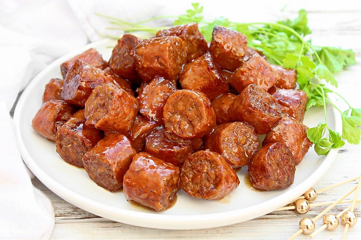 Slow Cooker Brat Bites