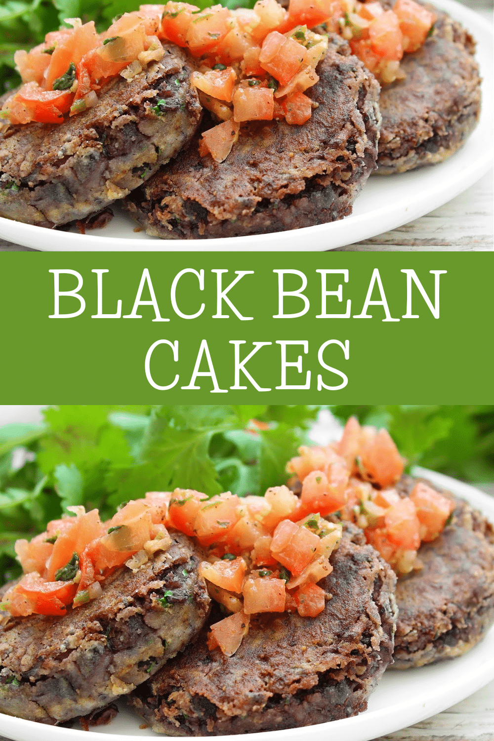 Black Bean Cakes ~ Crisp on the outside and soft on the inside, these cakes are loaded with flavor and easy to make with simple ingredients!  via @thiswifecooks