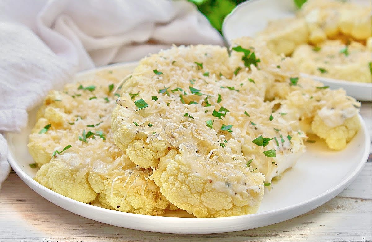 Cauliflower Steak Au Gratin This Wife Cooks™