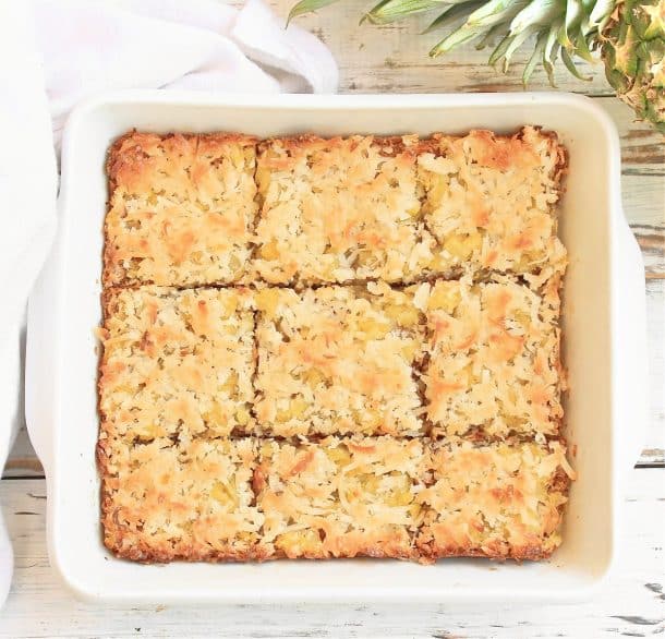 Coconut Pineapple Bars Vegan Recipe This Wife Cooks™