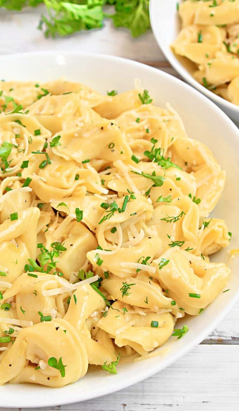 Lemon and Herb Tortellini - This Wife Cooks™