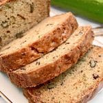 Zucchini Bread ~ A delicious and easy quick bread made with grated zucchini and crunchy walnuts, perfect for breakfast or snacking!