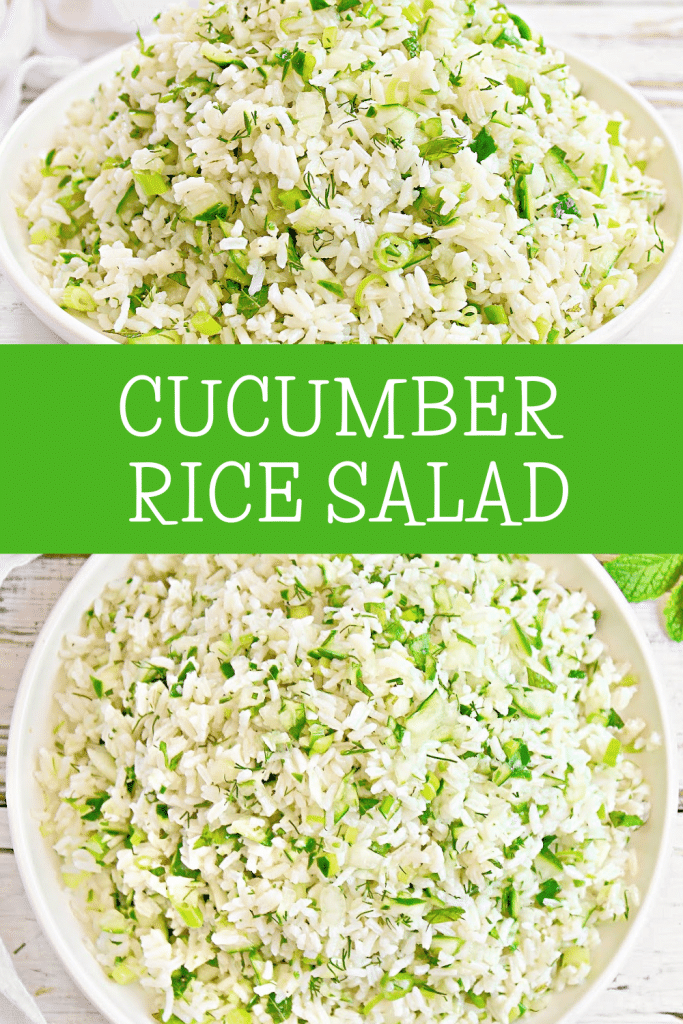 Cold Cucumber Rice Salad recipe! A crisp and refreshing blend of garden-fresh cucumbers and fluffy rice, lightly dressed to perfection.