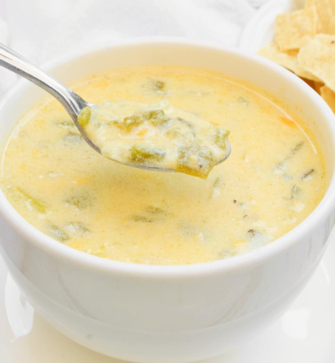 Green Chile Cheese Soup Easy Recipe This Wife Cooks™