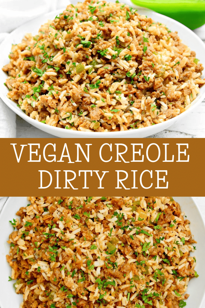 Dirty Rice ~ Bring a taste of New Orleans to the table! This Creole-style dish is packed with strong, spicy, and rich flavors of Louisiana.