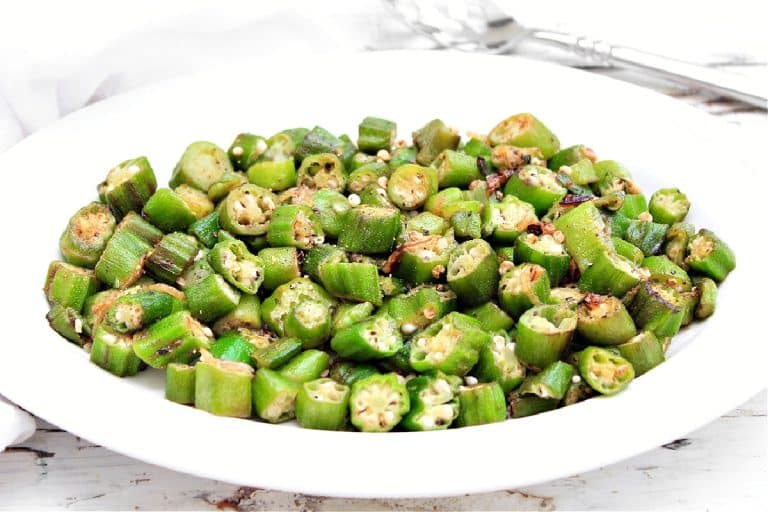 Skillet Okra Easy Southern Pan Fried Vegan Recipe This Wife Cooks™