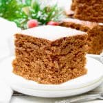 Gingerbread Cake ~ This dairy-free gingerbread cake is flavorful and aromatic, easy to make, and perfect for the holiday season!