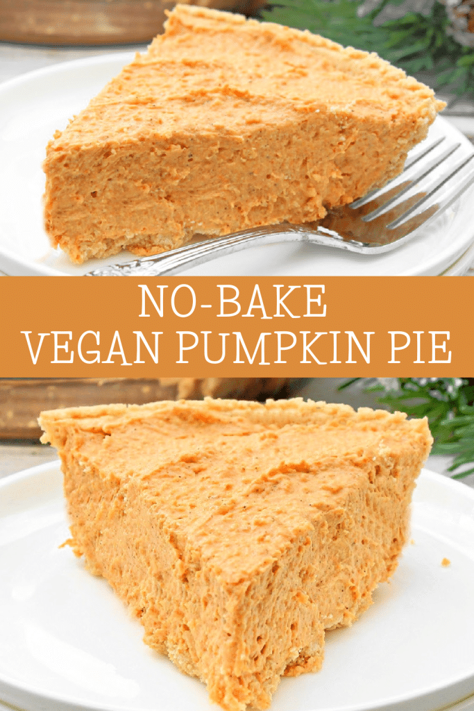 No-Bake Pumpkin Pie (Pumpkin Fluff Pie) ~ Easy to make with simple ingredients. Perfect for Thanksgiving and throughout the holiday season!