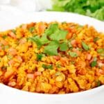 Curry Spiced Lentils ~ Savory and aromatic curry-spiced lentils are rich with Indian flavors and ready in under 30 minutes!
