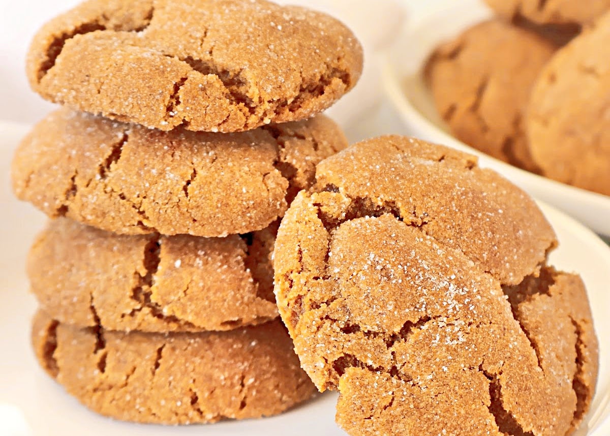 Vegan Molasses Cookies Easy Recipe This Wife Cooks