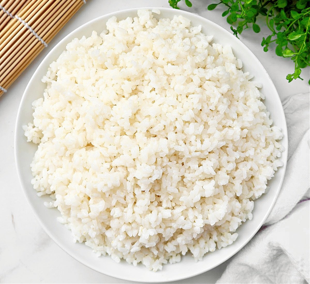 Sushi Rice ~ Restaurant-quality sticky rice is easy to make with simple ingredients. Perfect for homemade sushi!