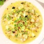 White Bean and Zucchini Soup ~ Hearty soup featuring creamy white beans, tender zucchini, and Southwestern flavors, perfect for chilly evenings!