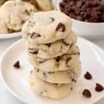 Chocolate Chip Shortbread Cookies ~ Buttery shortbread cookies studded with chocolate chips for a simple yet indulgent treat.