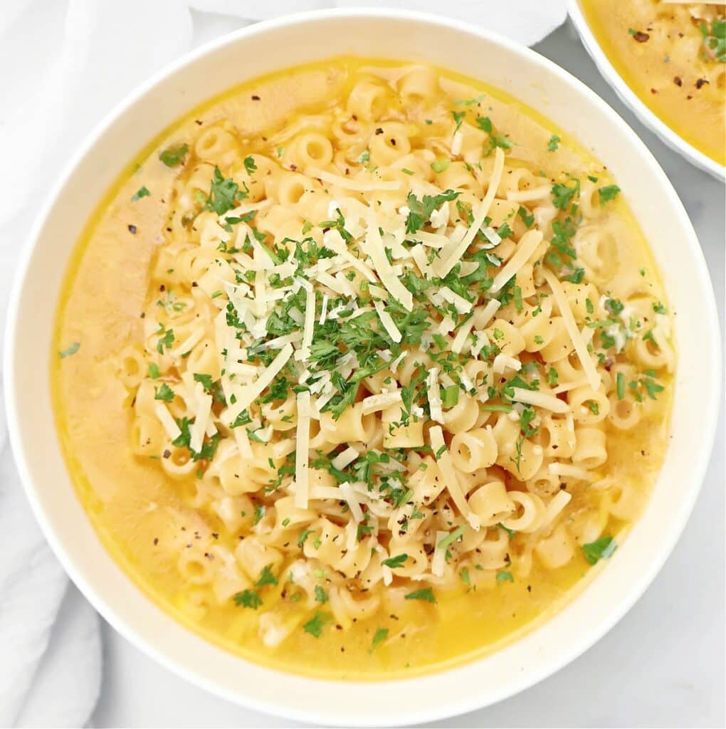 Parmesan Pasta Soup - This Wife Cooks™