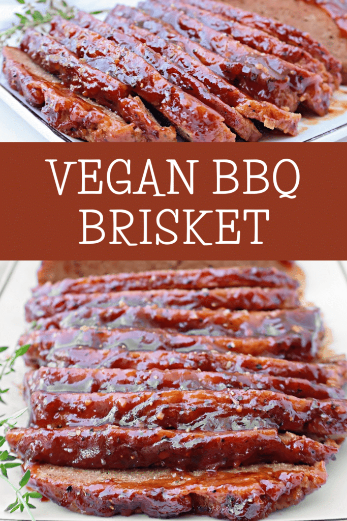 Vegan Brisket Recipe ~ Rich and smoky, plant-based BBQ seitan roast. Perfect for hearty dinners, BBQ sandwiches, or vegan holiday meals.