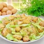 Potatoes and Cabbage ~ Green cabbage sauteed with Yukon Gold potatoes and savory seasonings.